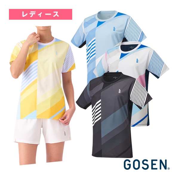 [ゴーセン テニスウェア（レディース）] ゲームシャツ レディース T2451