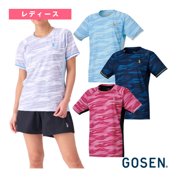 [ゴーセン テニスウェア（レディース）] ゲームシャツ レディース T2453