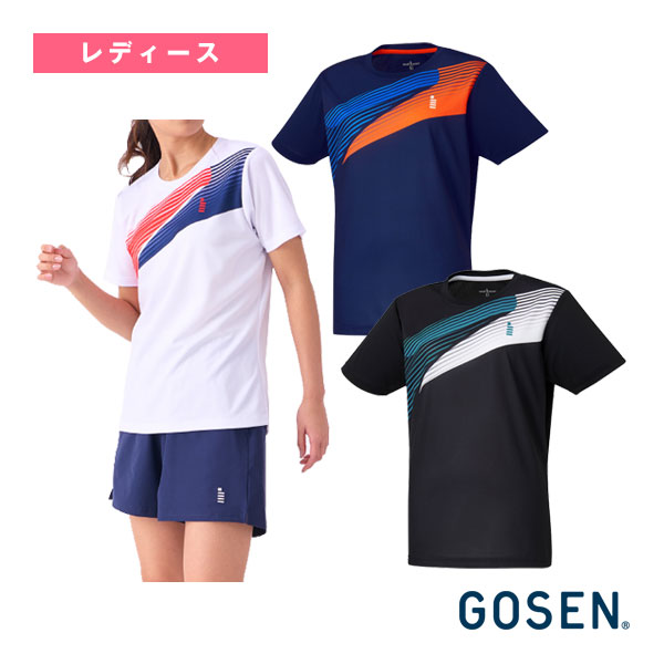 [ゴーセン テニスウェア（レディース）] ゲームシャツ レディース T2461