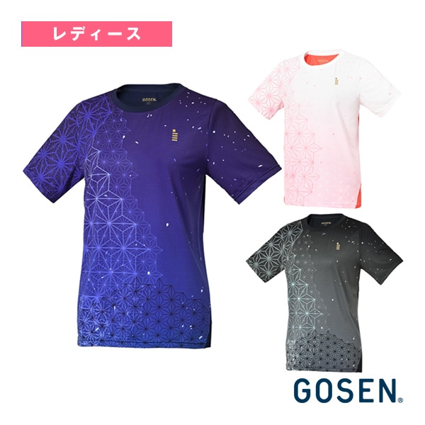 [ゴーセン テニスウェア（レディース）] ゲームシャツ レディース T2501