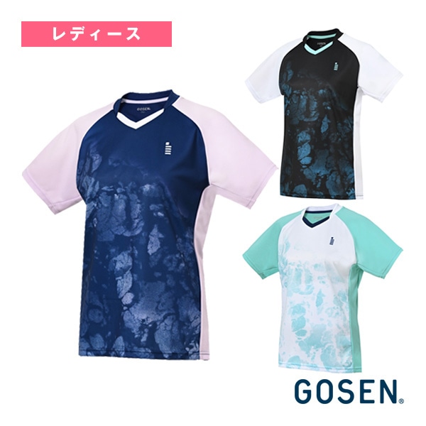 [ゴーセン テニスウェア（レディース）] ゲームシャツ レディース T2513