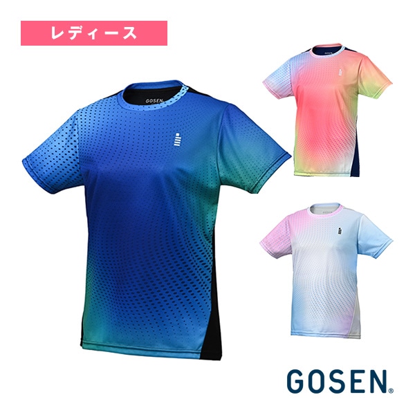 [ゴーセン テニスウェア（レディース）] ゲームシャツ レディース T2515
