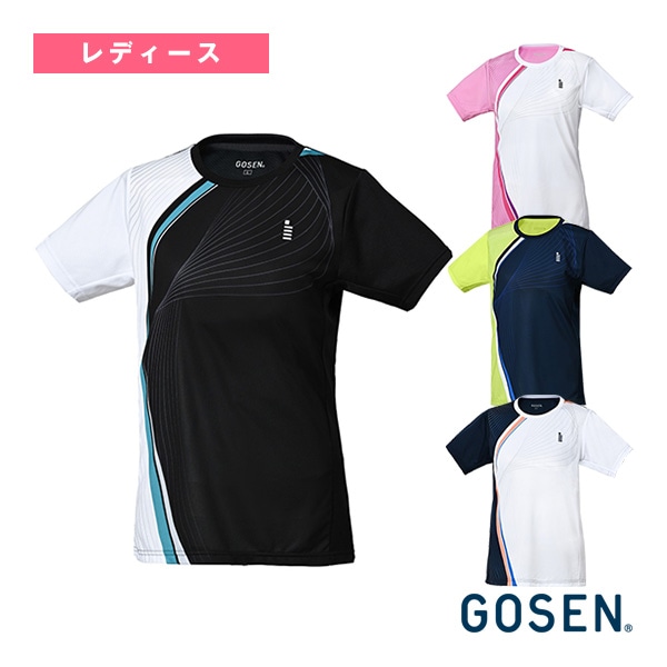 [ゴーセン テニスウェア（レディース）] ゲームシャツ レディース T2523