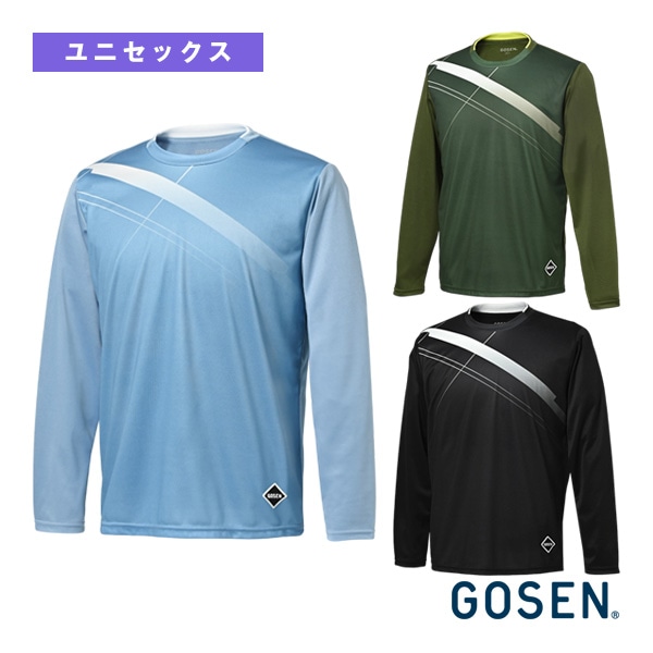 [ゴーセン テニスウェア（メンズ/ユニ）] プラクティスロングTシャツ ユニセックス T2536