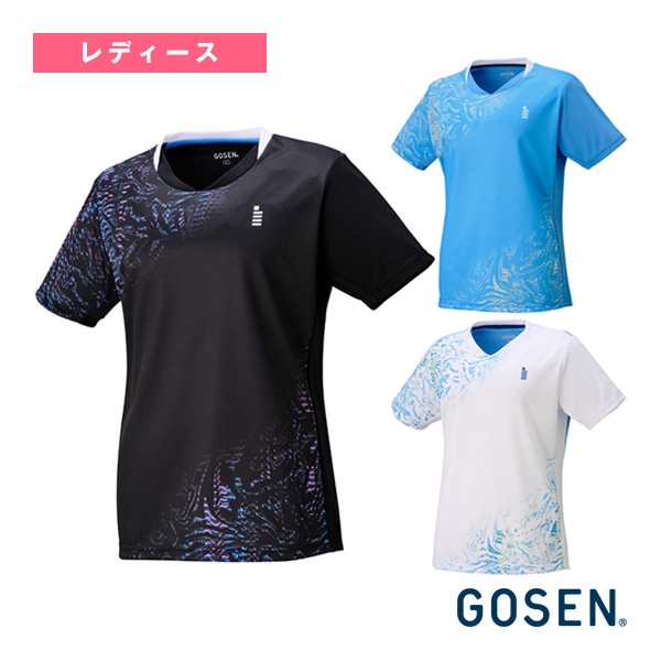 [ゴーセン テニスウェア（レディース）] ゲームシャツ レディース T2543