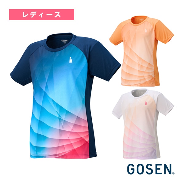 [ゴーセン テニスウェア（レディース）] ゲームシャツ レディース T2551