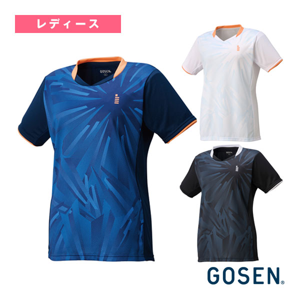 [ゴーセン テニスウェア（レディース）] ゲームシャツ レディース T2553