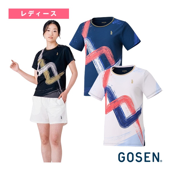 [ゴーセン テニスウェア（レディース）] ゲームシャツ レディース T2601