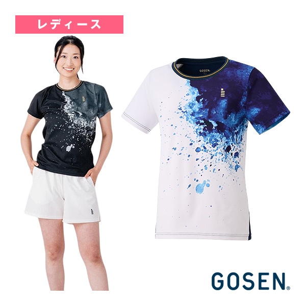 [ゴーセン テニスウェア（レディース）] ゲームシャツ レディース T2603