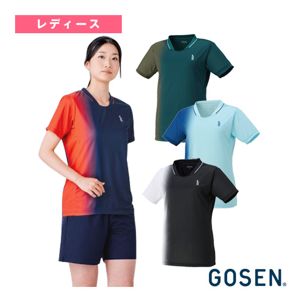 [ゴーセン テニスウェア（レディース）] ゲームシャツ レディース T2621