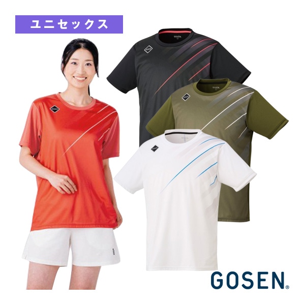 [ゴーセン テニスウェア（メンズ/ユニ）] プラクティスシャツ ユニセックス T2632