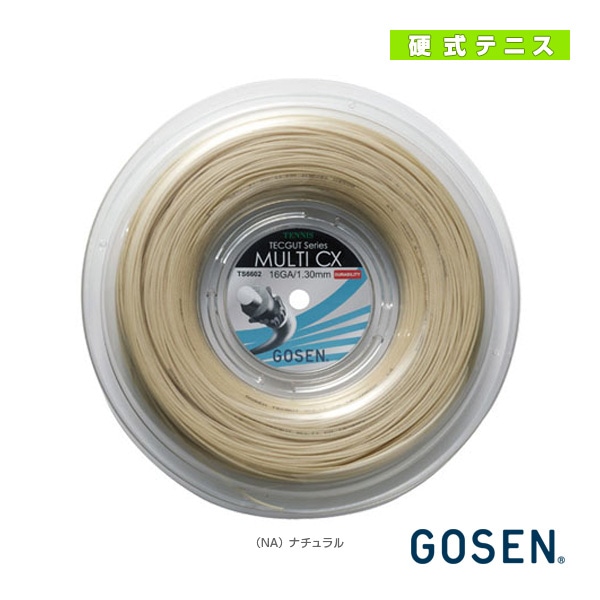 [ゴーセン テニスストリング（ロール他）] テックガット マルチ CX 16 TECGUT  MULTI CX 16 240mロールTS6602