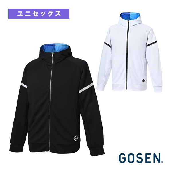 [ゴーセン テニスウェア（メンズ/ユニ）] ジップアップパーカー ユニセックス W2500