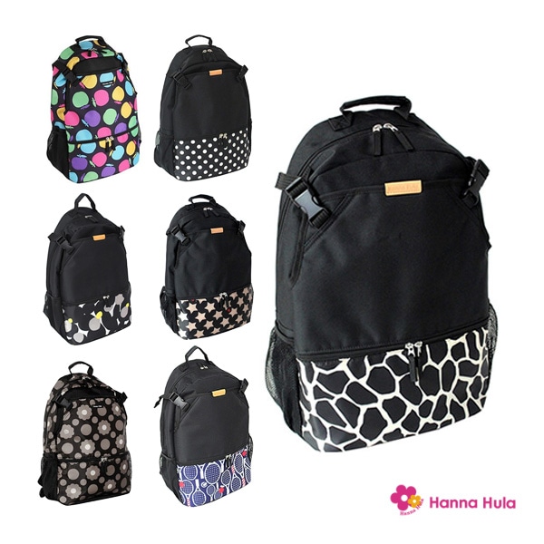 [ハンナフラ テニスバッグ] バックパック ラケット2本収納可 TNS-BPK