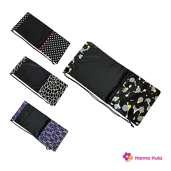 [ハンナフラ テニスバッグ] テニスラケットケースソフト 収納ポケット付き TNS-RCSP