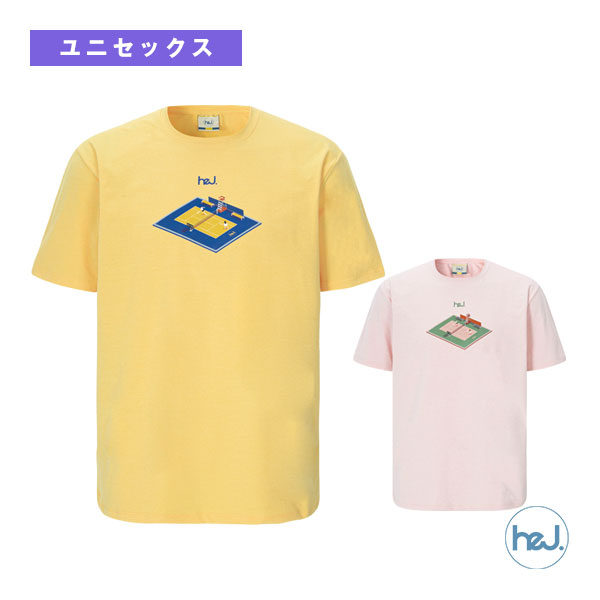 [heJ. テニスウェア（メンズ/ユニ）] コートフィットTシャツ COURT FIT TSHIRT ユニセックス HEJ-25007