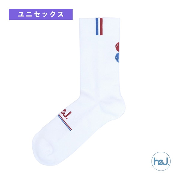 [heJ. テニスウェア（メンズ/ユニ）] コートソックス COURT SOCKS ユニセックス HEJ-25008
