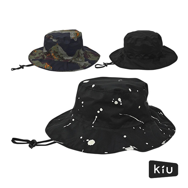 [KiU ライフスタイルアクセサリ・小物] UV&レイン パッカブルサファリハット 2ND UV&RAIN PACKABLE SAFARI HAT-2ND K428