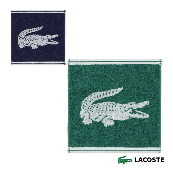 [ラコステ オールスポーツアクセサリ・小物] ワニロゴジャカードハンカチタオル LN008J