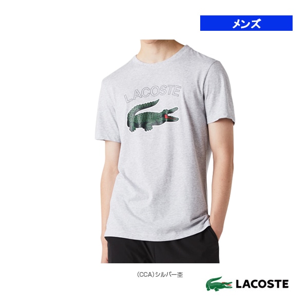 [ラコステ テニス・バドミントンウェア（メンズ/ユニ）] リアルクロックグラフィックウルトラドライTシャツ／メンズ（TH9299L）