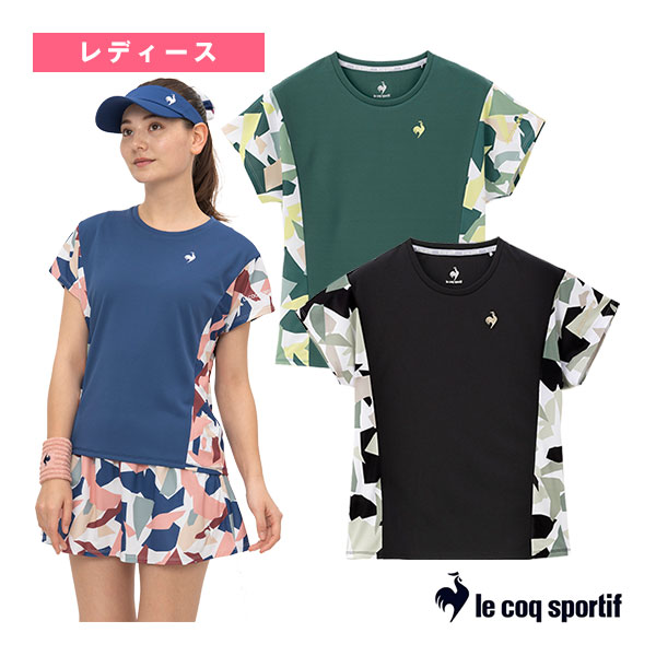 [ルコック テニスウェア（レディース）] グラフィックゲームシャツ／レディース（LN4FHT11L）