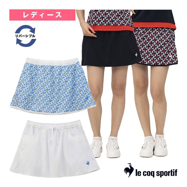 [ルコック テニス・バドミントンウェア（レディース）] リバーシブルゲームスコート／レディース（QTWXJE03）
