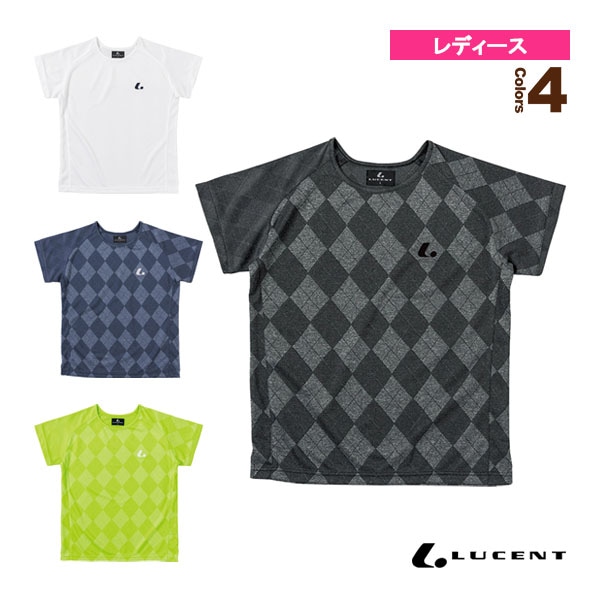 [ルーセント テニスウェア（レディース）] ゲームシャツ／襟なし／レディース（XLH-227）