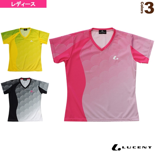 [ルーセント テニスウェア（レディース）] ゲームシャツ 襟なし レディース XLH-249