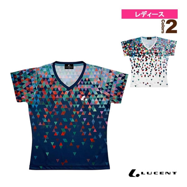 [ルーセント テニスウェア（レディース）] ゲームシャツ 襟なし レディース XLH-251