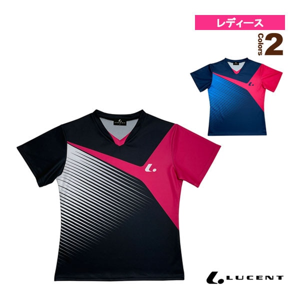 [ルーセント テニスウェア（レディース）] ゲームシャツ 襟なし レディース XLH-252