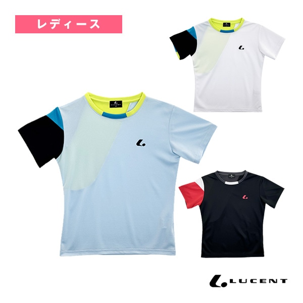 [ルーセント テニスウェア（レディース）] ゲームシャツ 襟なし レディース XLH-261