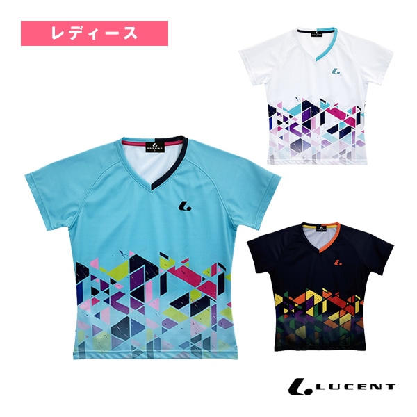 [ルーセント テニスウェア（レディース）] ゲームシャツ 襟なし レディース XLH-262