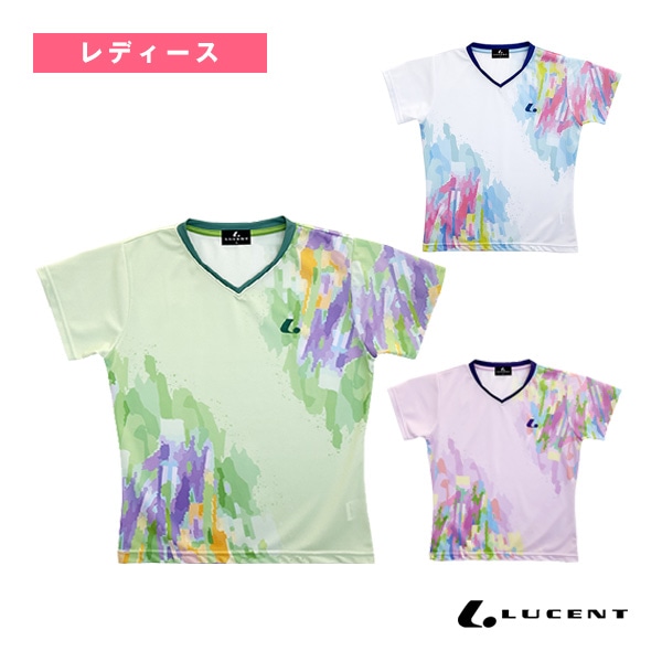 [ルーセント テニスウェア（レディース）] ゲームシャツ 襟なし レディース XLH-263