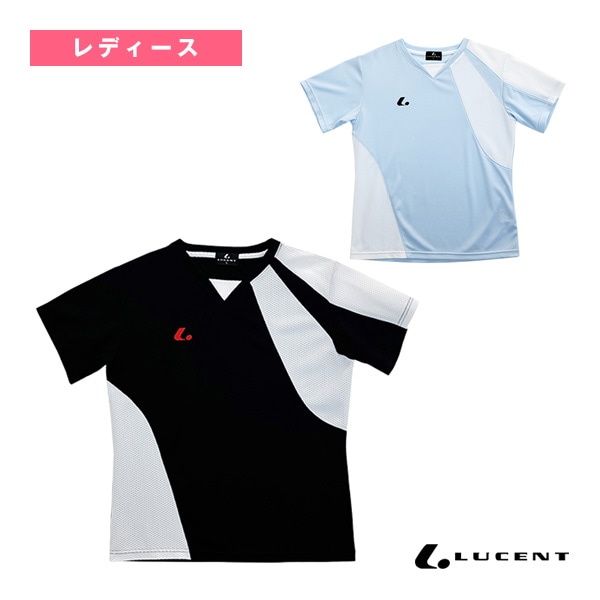 [ルーセント テニスウェア（レディース）] ゲームシャツ 襟なし レディース XLH-265