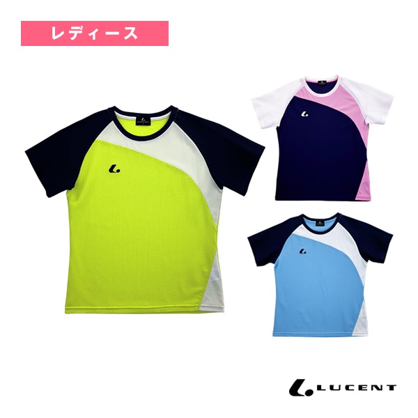 [ルーセント テニスウェア（レディース）] ゲームシャツ 襟なし レディース XLH-266