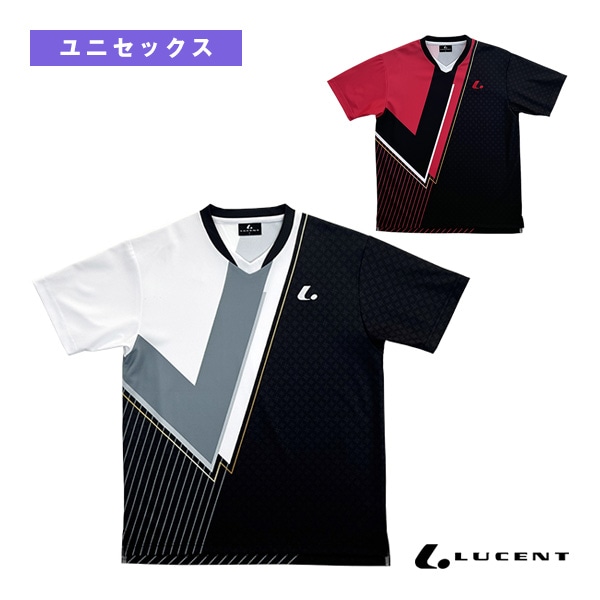 [ルーセント テニスウェア（メンズ/ユニ）] ゲームシャツ 襟なし ユニセックス XLH-362