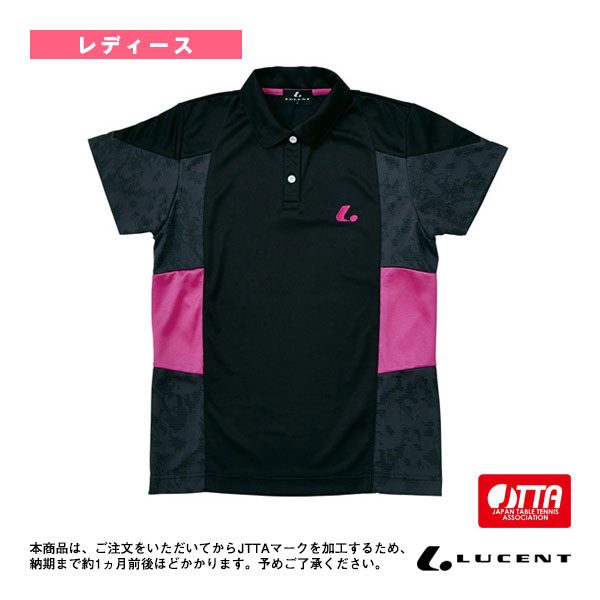 [ルーセント 卓球ウェア（レディース）] ゲームシャツ／JTTA公認マーク付／レディース（XLP-476xP）