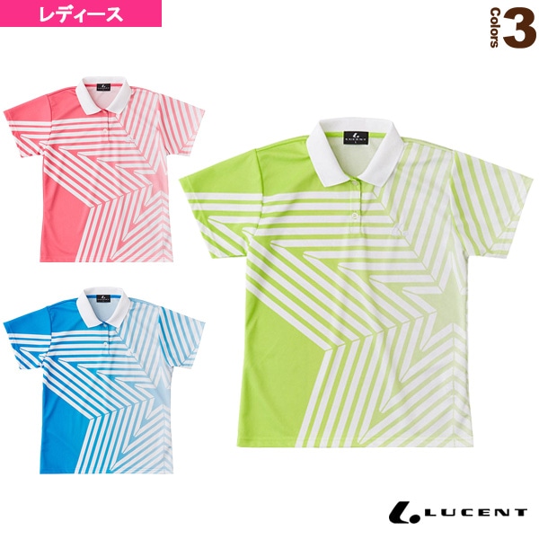 [ルーセント テニスウェア（レディース）] ゲームシャツ レディース XLP-498