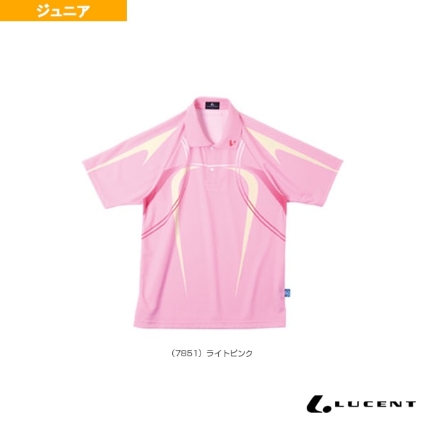 [ルーセント テニスウェア（ジュニア）] ゲームシャツ ジュニア XLP-785