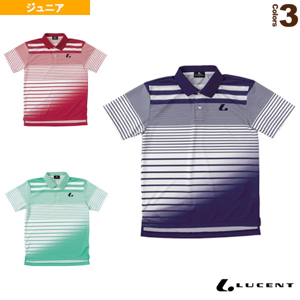 [ルーセント テニスウェア（ジュニア）] ゲームシャツ／ジュニア（XLP-836）