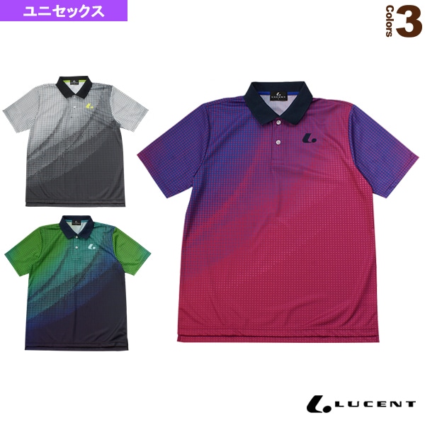 [ルーセント テニスウェア（メンズ/ユニ）] ゲームシャツ／ユニセックス（XLP-856）