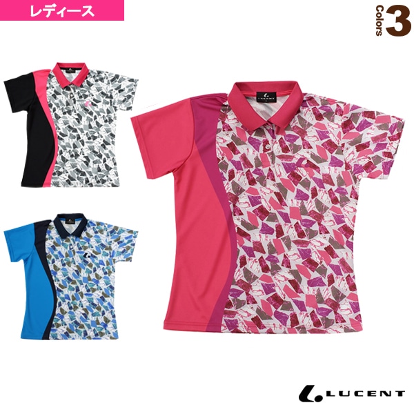 [ルーセント テニスウェア（レディース）] ゲームシャツ／レディース（XLP-905）