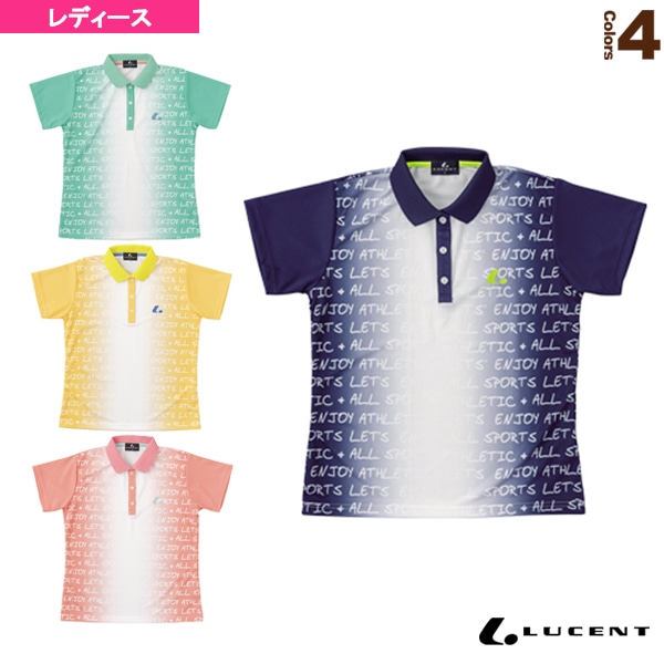 [ルーセント テニス・バドミントンウェア（レディース）] ゲームシャツ／レディース（XLP-485）