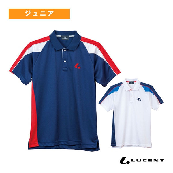 [ルーセント テニスウェア（ジュニア）] ゲームシャツ ジュニア XLP-832