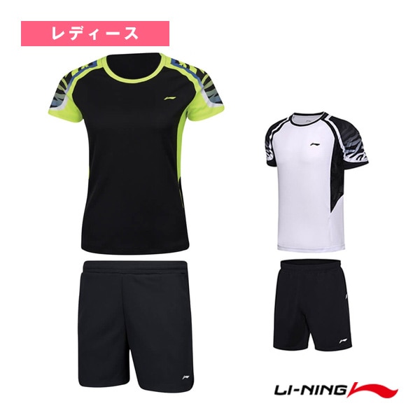 [リーニン バドミントンウェア（レディース）] ゲームウェア上下セット レディース AATN004