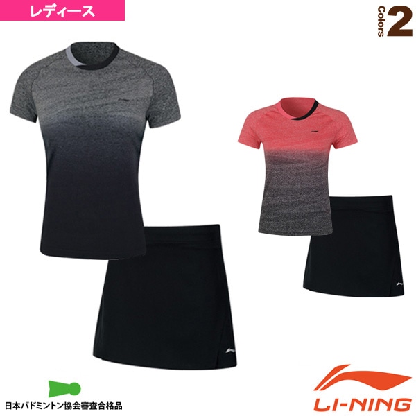 [リーニン バドミントンウェア（レディース）] ゲームウェア上下セット レディース AATN018