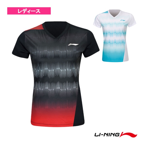 [リーニン バドミントンウェア（レディース）] ゲームシャツ／レディース（AATT036）