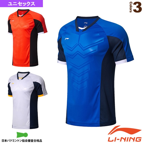 [リーニン バドミントンウェア（メンズ/ユニ）] トレーニングTシャツ／ユニセックス（AAYL189）