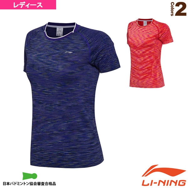 [リーニン テニス・バドミントンウェア（レディース）] 中国ナショナルチーム ゲームシャツ／レディース（AAYM124）