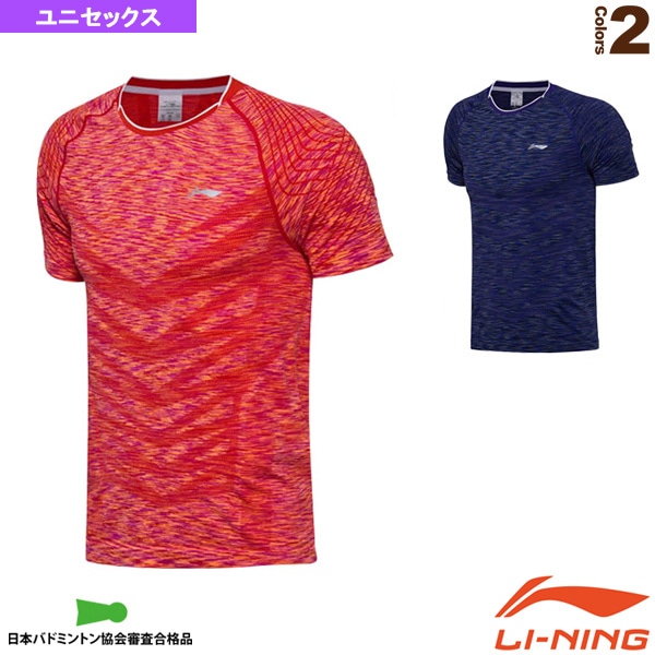 [リーニン バドミントンウェア（メンズ/ユニ）] ゲームシャツ ユニセックス AAYM139